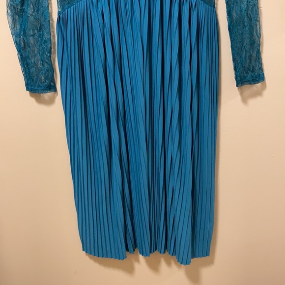ASOS Teal Lace Detailed Evening Dress NWT - Picture 9 of 12